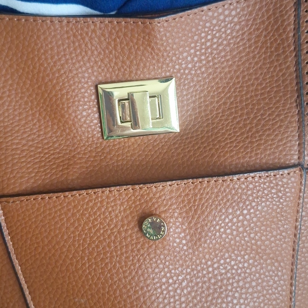 Steve Madden Brown Crossbody Bucket Bag - Picture 4 of 15